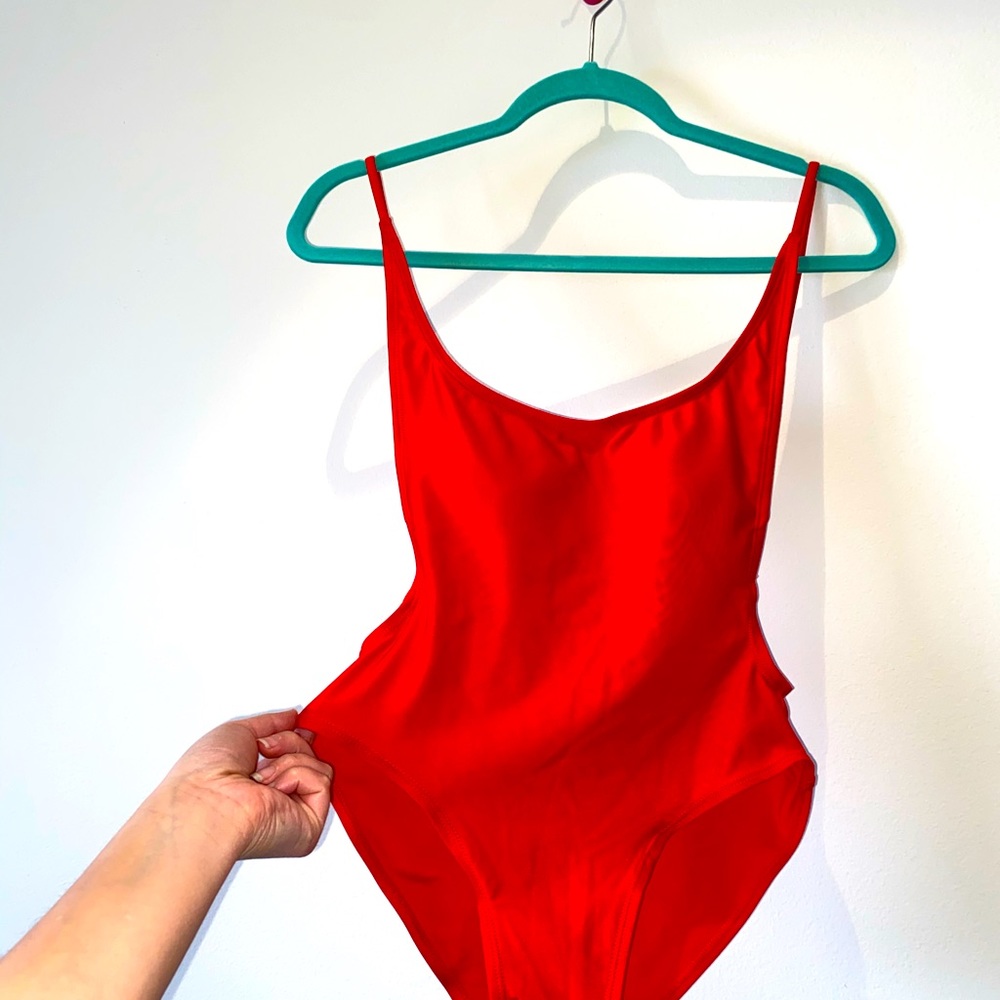 Reposted - NEW NEVER WORN RED BATHING SUIT